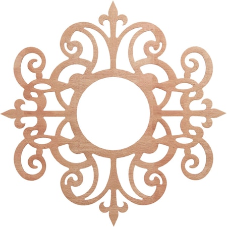 Ekena Millwork Dijon Wood Fretwork Pierced Ceiling Medallion, Cherry, 36"OD x 11 3/4"ID x 1/4"T CMWP36X36X0250DICH